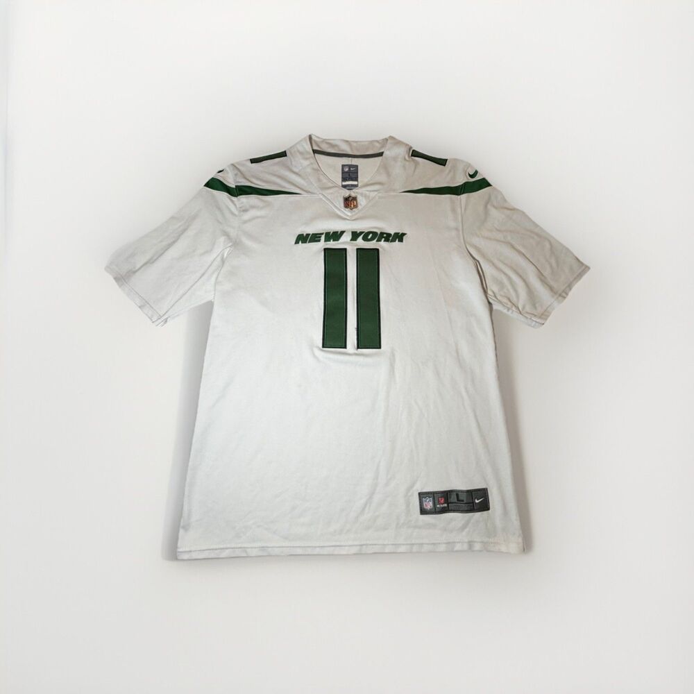 Nike New York Jets Johnson II #11 NFL On Field Jersey Men’s Large White